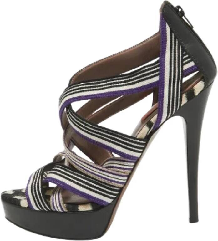 Missoni Pre-owned Canvas sandals Multicolor Dames