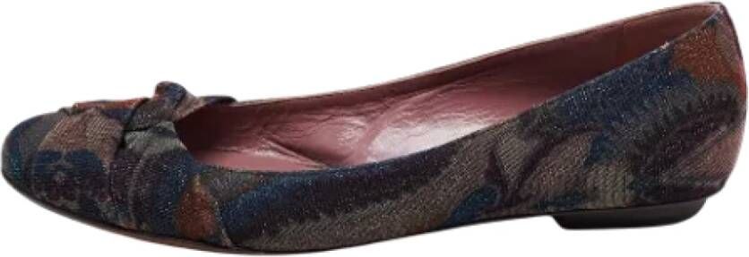 Missoni Pre-owned Fabric flats Multicolor Dames