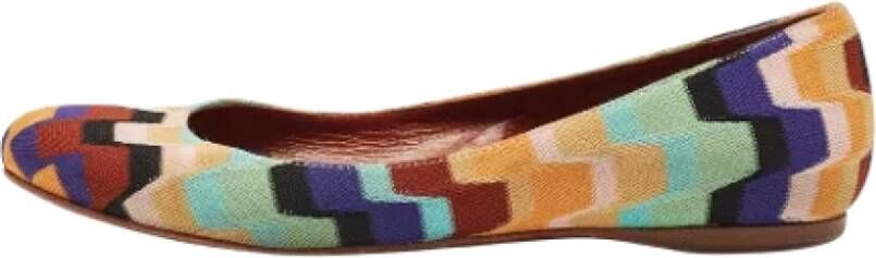 Missoni Pre-owned Fabric flats Multicolor Dames