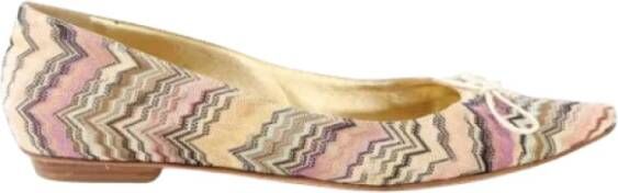 Missoni Pre-owned Fabric flats Multicolor Dames