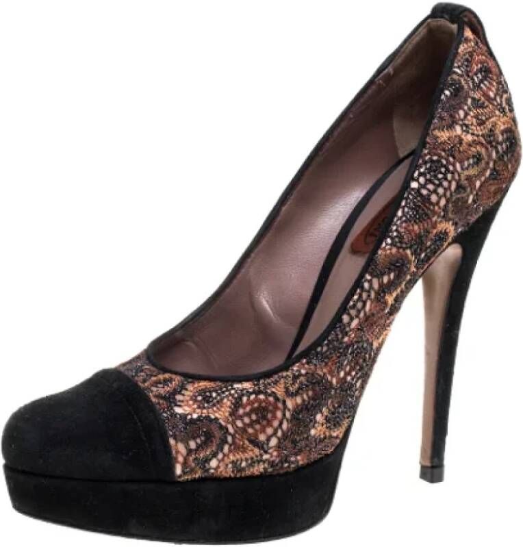 Missoni Pre-owned Fabric heels Black Dames