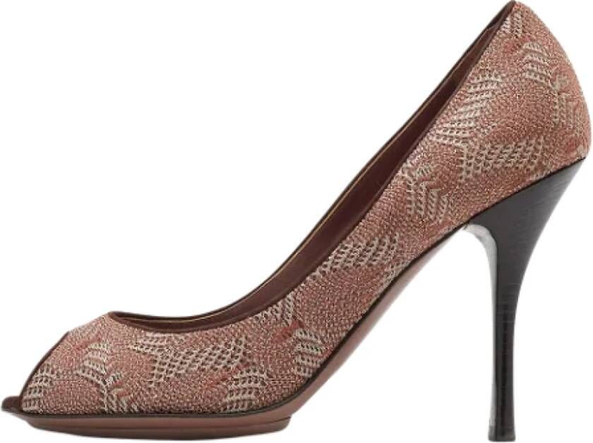 Missoni Pre-owned Fabric heels Pink Dames