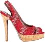 Missoni Pre-owned Fabric heels Red Dames - Thumbnail 1