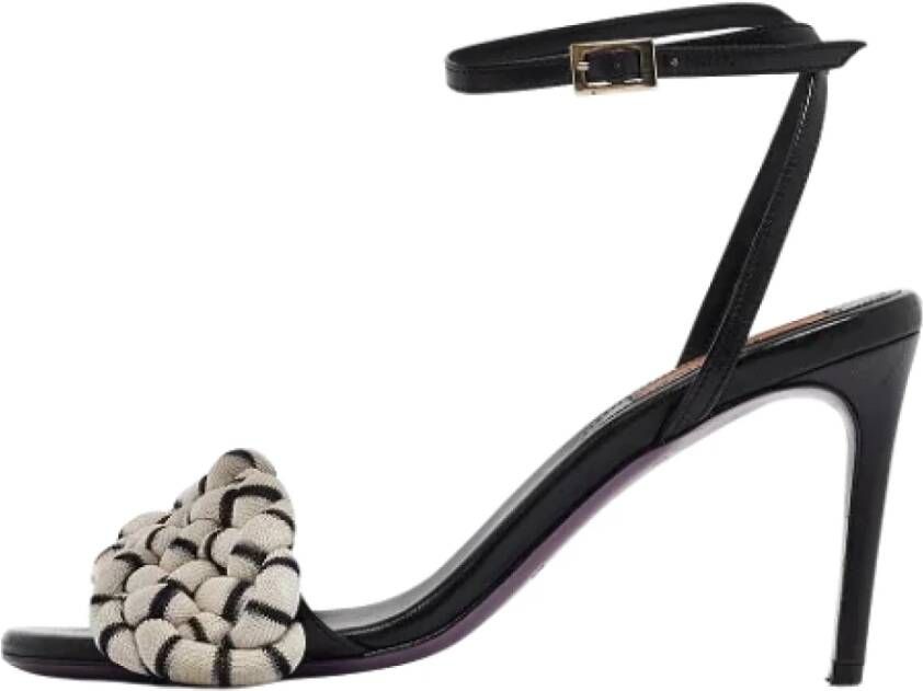 Missoni Pre-owned Fabric sandals Black Dames