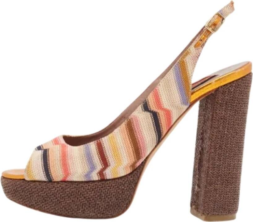 Missoni Pre-owned Fabric sandals Multicolor Dames