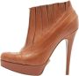 Missoni Pre-owned Leather boots Brown Dames - Thumbnail 1