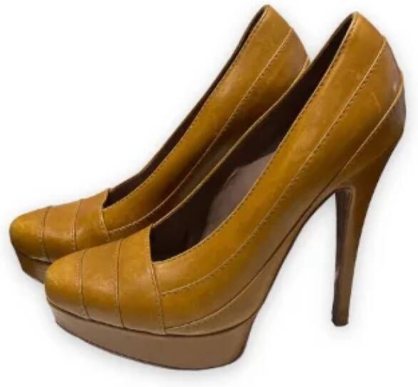 Missoni Pre-owned Leather heels Brown Dames