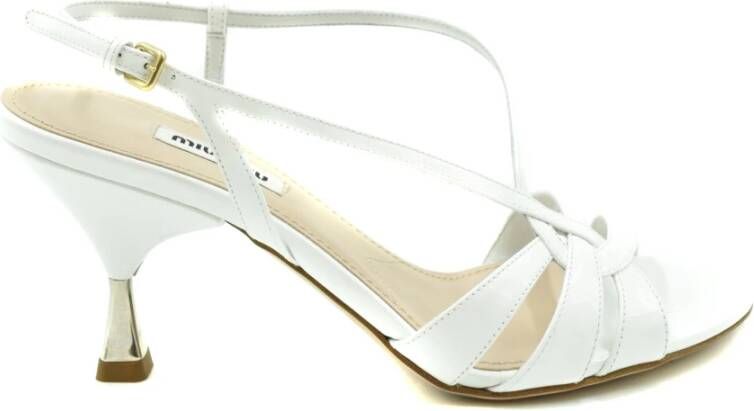 Miu Boho Chic Zomer Sandalen White Dames