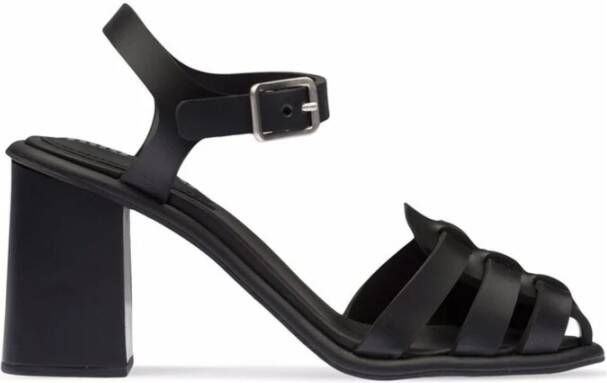 Miu Caged-Toe Sandalen Black Dames