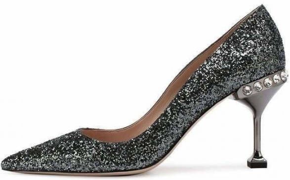 miu miu glitter pumps