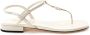 Miu Ivory Patent Leather Sandals White Dames - Thumbnail 1