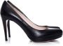 Miu Leather heels Black Dames - Thumbnail 1