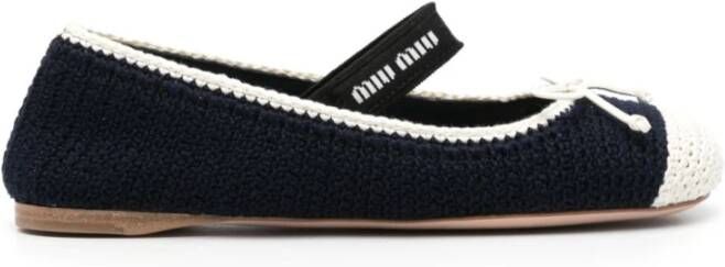 Miu Loafers Blue Dames