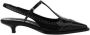 Miu Patentleren Kitten Heel Slingback Pumps Black Dames - Thumbnail 1