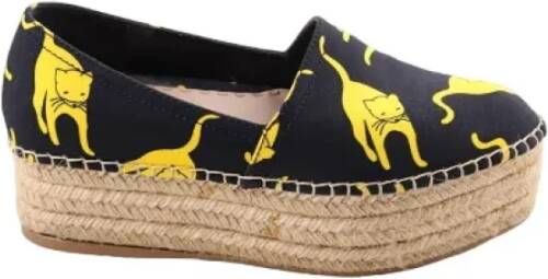 Miu Pre-owned Fabric espadrilles Black Dames