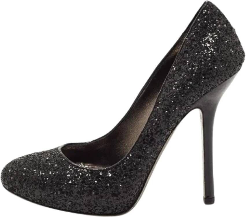 Miu Pre-owned Fabric heels Black Dames