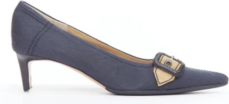 Miu Pre-owned Fabric heels Blue Dames