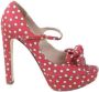 Miu Pre-owned Fabric heels Red Dames - Thumbnail 1