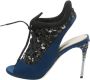 Miu Pre-owned Fabric sandals Blue Dames - Thumbnail 1