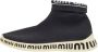 Miu Pre-owned Fabric sneakers Black Dames - Thumbnail 1