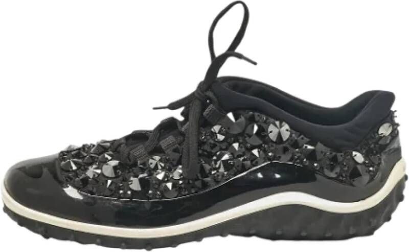 Miu Pre-owned Fabric sneakers Black Dames