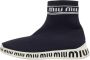 Miu Pre-owned Fabric sneakers Black Dames - Thumbnail 1