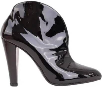 Miu Pre-owned Leather boots Black Dames