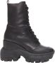 Miu Pre-owned Leather boots Black Dames - Thumbnail 1