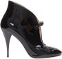 Miu Pre-owned Leather boots Black Dames - Thumbnail 1