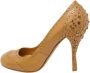 Miu Pre-owned Leather heels Beige Dames - Thumbnail 1