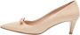 Miu Pre-owned Leather heels Beige Dames - Thumbnail 1