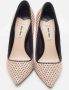 Miu Pre-owned Leather heels Beige Dames - Thumbnail 1