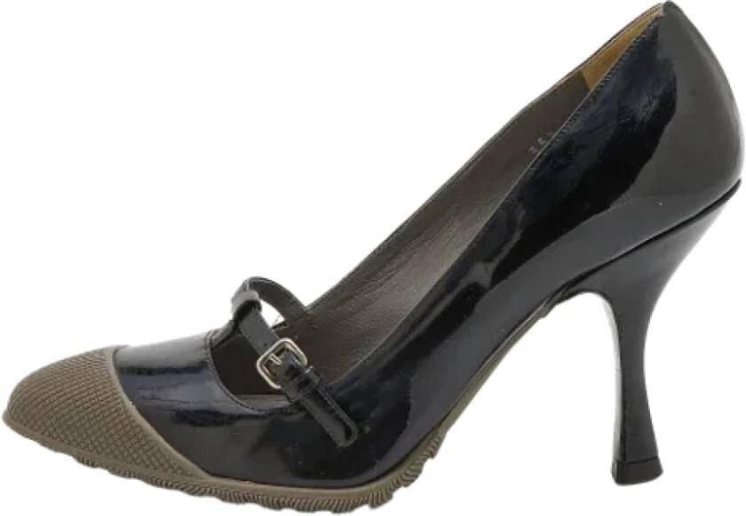 Miu Pre-owned Leather heels Black Dames