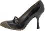 Miu Pre-owned Leather heels Black Dames - Thumbnail 1