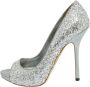 Miu Pre-owned Leather heels Gray Dames - Thumbnail 1