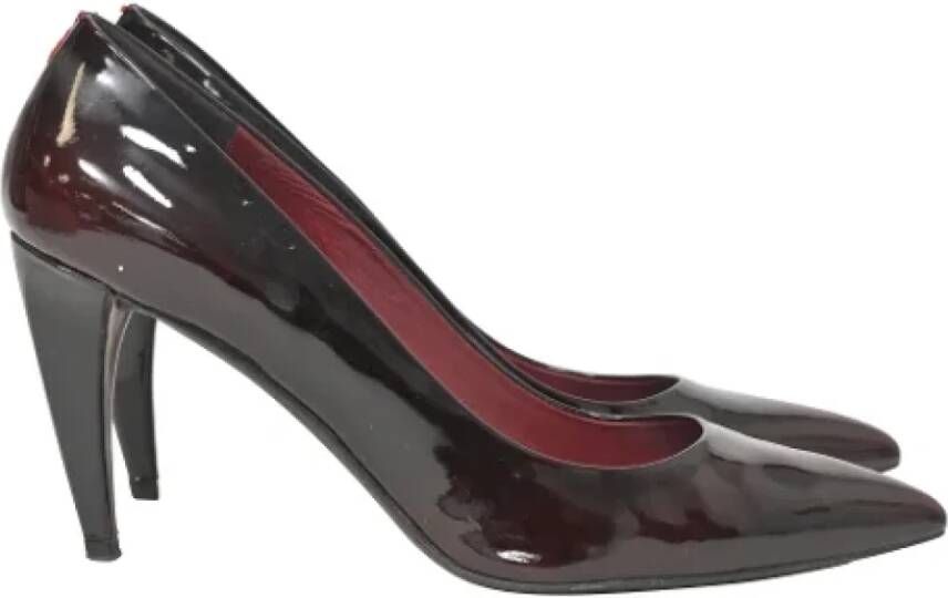 Miu Pre-owned Leather heels Red Dames