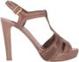 Miu Pre-owned Leather sandals Brown Dames - Thumbnail 1