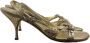 Miu Pre-owned Leather sandals Yellow Dames - Thumbnail 1