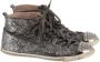 Miu Pre-owned Leather sneakers Gray Dames - Thumbnail 1