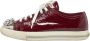 Miu Pre-owned Leather sneakers Red Dames - Thumbnail 1