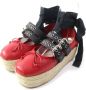 Miu Pre-owned Leather sneakers Red Dames - Thumbnail 1