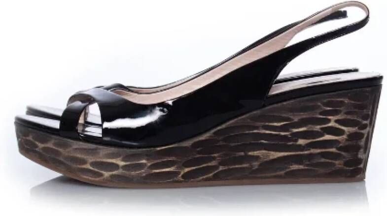 Miu Pre-owned Sandalen Black Dames