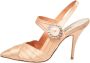 Miu Pre-owned Satin heels Orange Dames - Thumbnail 1