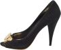 Miu Pre-owned Suede heels Black Dames - Thumbnail 1