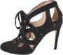 Miu Pre-owned Suede heels Black Dames - Thumbnail 1