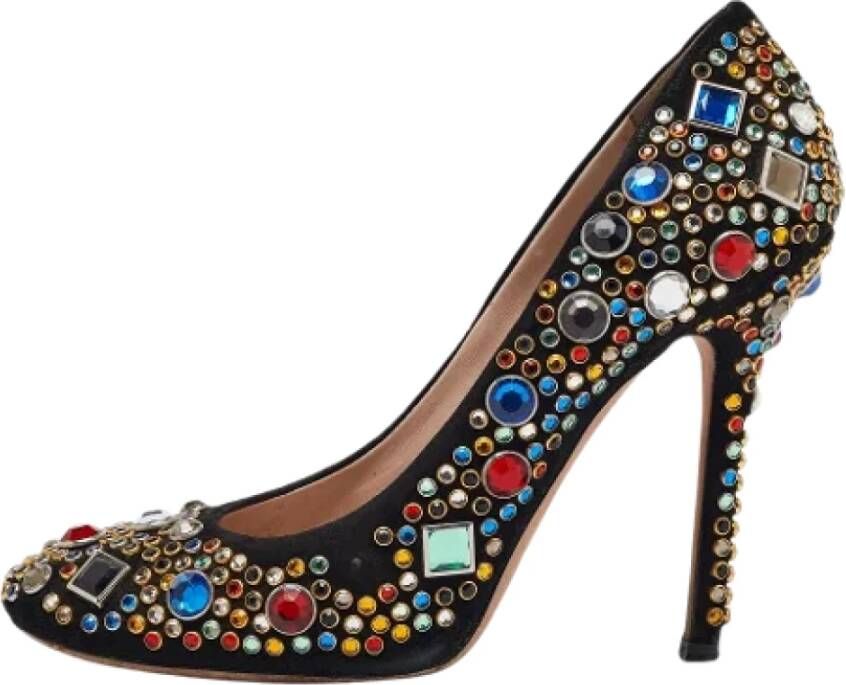 Miu Pre-owned Suede heels Multicolor Dames