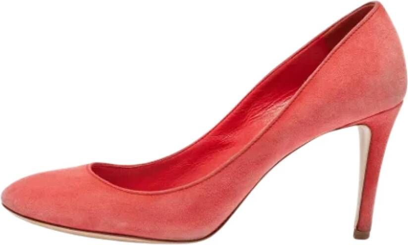 Miu Pre-owned Suede heels Pink Dames