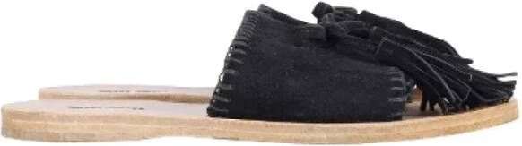 Miu Pre-owned Suede sandals Black Dames
