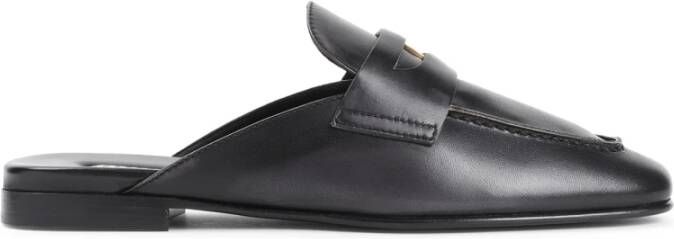 Miu Zwarte Loafer Schoenen Elegante Stijl Black Dames