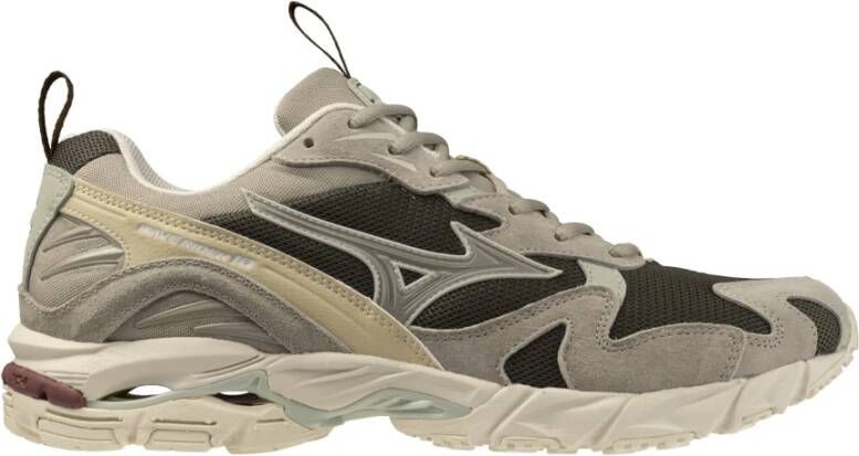 MIZUNO Lage Sneakers Wave Rider 10 Premium Maat: 41 Materiaal: Suède Kleur: Beige